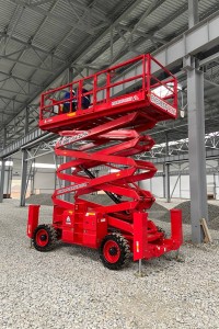 Арендовать аренда ножничного дизельного подъемника lgmg sr1323d в Перми