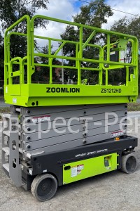 Арендовать аренда ножничного электрического подъемника zoomlion zs1212hd в Перми