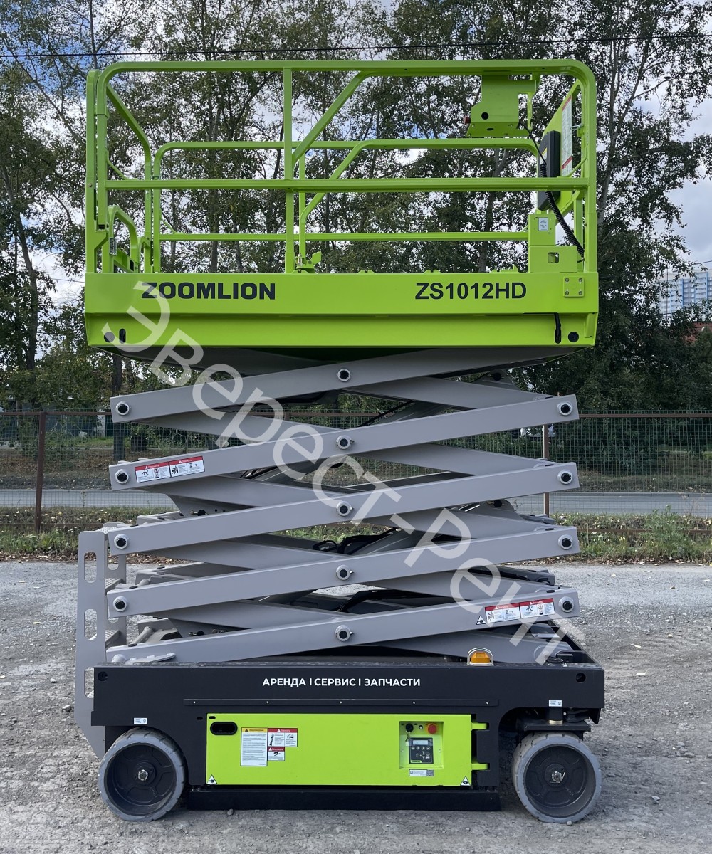 Арендовать аренда ножничного электрического подъемника zoomlion zs1012hd в Перми