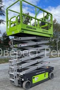 Арендовать аренда ножничного электрического подъемника zoomlion zs1212hd в Перми