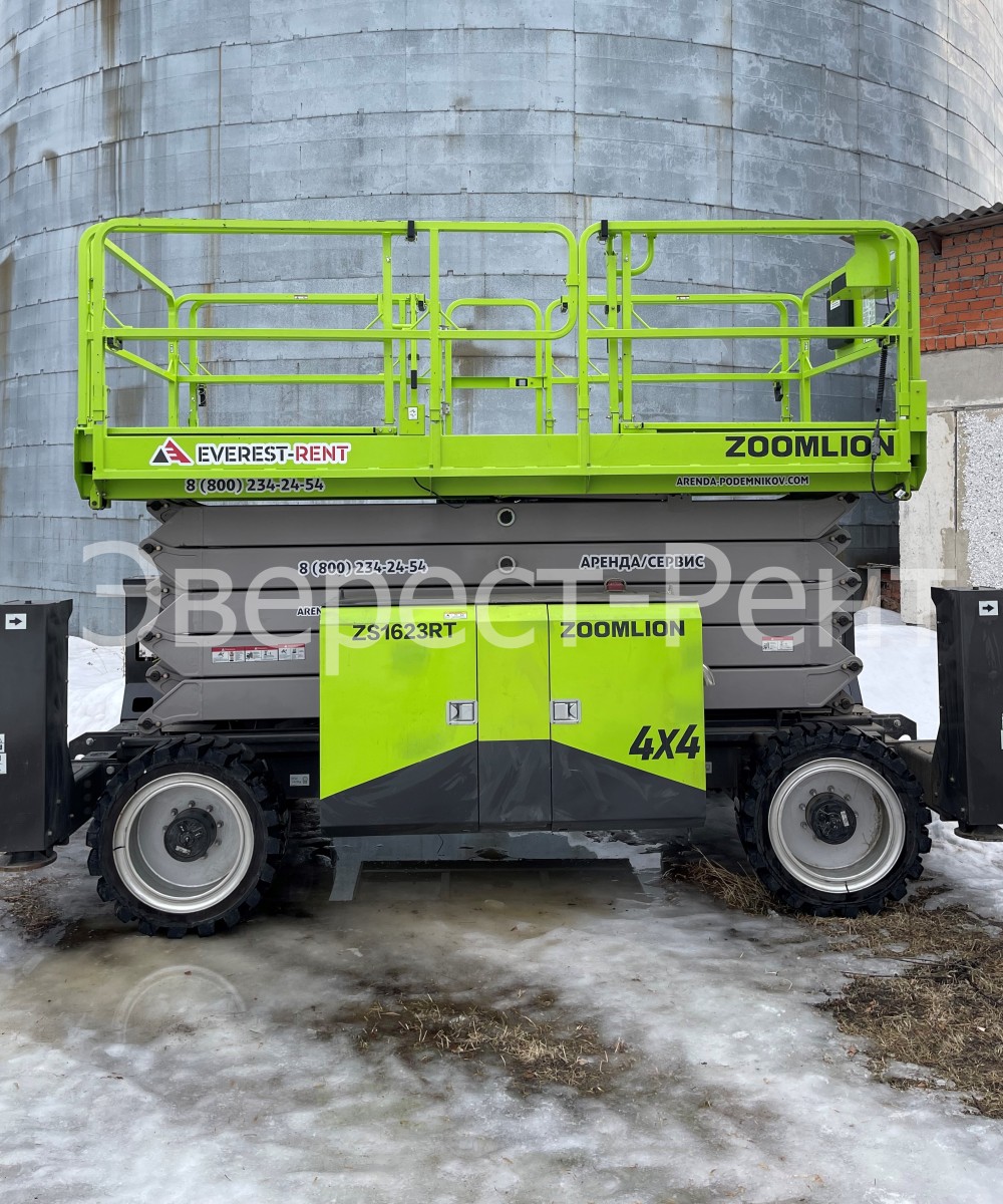 Арендовать аренда ножничного дизельного подъемника zoomlion zs1623rt в Перми